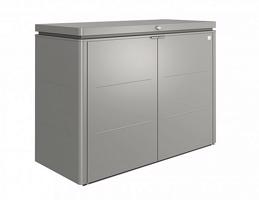 Biohort Víceúčelový úložný box HighBoard 160 x 70 x 118 (šedý křemen metalíza) 160 cm (3 krabice)