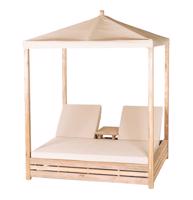 DEOKORK Teaková postel DAYBED