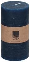 EDCO Sloupová svíčka Arti Casa, modrá, 7 x 13 cm