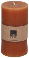 EDCO Sloupová svíčka Arti Casa, oranžová, 7 x 13 cm