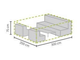 Ochranná plachta na sedací soupravu (300x200 cm)