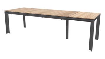 Optimum Teak roztahovací jídelní stůl antracit 220-340 cm