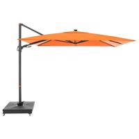 Slunečník výkyvný Doppler myZone 220 x 300 cm LED (různé barvy) oranžová