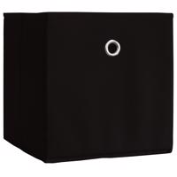 VCM Skládací úložná krabice Boxas, 2 ks, černá