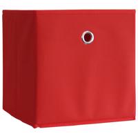 VCM Skládací úložná krabice Boxas, 2 ks, červená