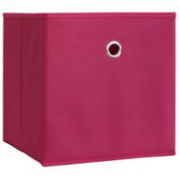VCM Skládací úložná krabice Boxas, 2 ks, růžová
